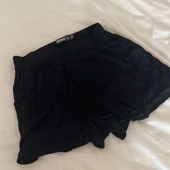 Missguided Cheesecloth Bandeau and Short set black - Picture 5 of 6